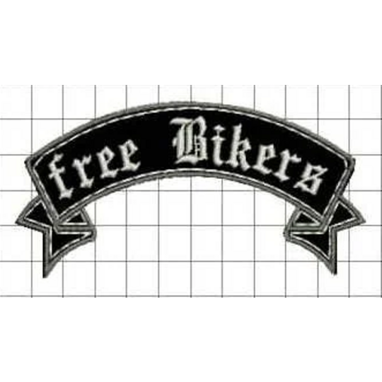 Nášivka Free Biker stuha vrchná malá